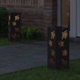  Solarna LED svjetlost za stazu 2 pcs Crna Hladno valjana čelika | Eponuda.com