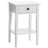  Nordby beli noćni ormarić 1 fioka ( 3601291 ) | ePonuda.com