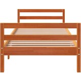  Okvir kreveta voštano smeđi 90 x 190 cm od masivne borovine | shoptok.hr