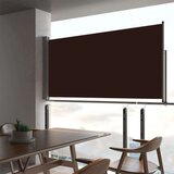  Zložljiva stranska tenda za teraso 80x300 cm rjava, (20610713) | Shoptok.si