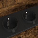 vidaXL Nočne omarice s polico 2 pcs Dimljeni hrast 40 x 40 x 61 cm | Shoptok.si
