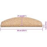  Prostirke za stepenice 30 kom 65x21x4 cm zlatne poluokrugle velike | shoptok.hr