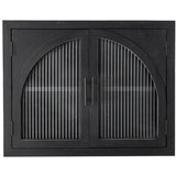 Bloomingville Črna stenska vitrina iz masivne jelke 62x49x23 cm Lario – | Shoptok.si