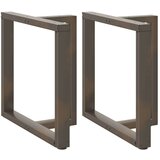  Noge jedilne mize v obliki črke T 2 kosa 80x35x(72-73) cm jeklo, (21828587) | Shoptok.si