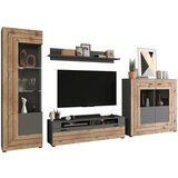 MID.YOU Dnevni Regal Freno, Barva Hrasta, Siva | Shoptok.si