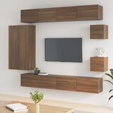  8-dijelni set TV ormarića boja smeđeg hrasta konstruirano drvo | shoptok.hr