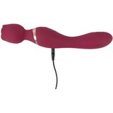 You2Toys Rosenrot - punjivi vibrator za masažu od ružičastih vlakana (crveni) | shoptok.hr
