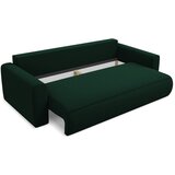 Makamii Zelena žametna raztegljiva/s prostorom za shranjevanje sedežna garnitura 238 cm Kapua – | Shoptok.si