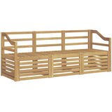  Setovi sofa 3 kom. Bijela Čvrsto drvo akacije 185.5 x 63 x 73 cm | Shoptok.si