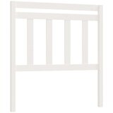  Uzglavlje za krevet bijelo 96 x 4 x 100 cm od masivne borovine | shoptok.hr