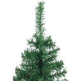 vidaXL Kotično umetno božično drevo Zelena 120 cm PVC in kovina | Shoptok.si
