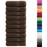  The Living Store Premium kopalne brisače SOLUND 10 kos rjava 100x150 cm 600 g/m2 - Kopalna Brisača, (21496374) | Shoptok.si