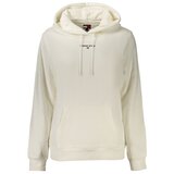 Tommy Hilfiger ženska hoodie dukserica s vezenim logom bijela | shoptok.hr