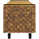 TV stojalo Rjava 110 x 30 x 30 cm Trden tikov les, (5000112702) | Shoptok.si