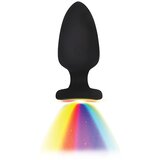 Fantasy Analni vibrator, Svetleći, 10cm, Crni Cene