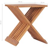 Sklopivi stolac 40 x 32 x 45 cm od masivne tikovine | shoptok.hr