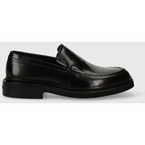 Calvin Klein Kožne mokasinke MOCCASIN CLEAN za muškarce, boja: crna, HM0HM01375 | shoptok.hr