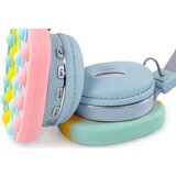 OXE Bluetooth brezžične otroške slušalke Pop It, turkizna | Shoptok.si
