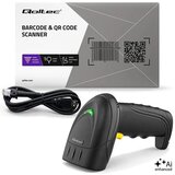 Qoltec 52753 – Brezžični bralnik črtnih kod 1D/2D in QR kod s postajo za polnjenje, USB, Bluetooth | Shoptok.si