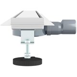 Tuš kanal 2-u-1 sa 360° sifonom Srebrno 90 cm | shoptok.hr