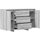 vidaXL Kreveta Sivi hrast sonoma 120 x 41 x 75 cm Konstruirano drvo | shoptok.hr