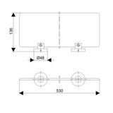 Rosan Zerro STAKLENA POLICA JZ904 | Eponuda.com