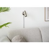 House Nordic Jeklena stenska svetilka z vtikačem v srebrni barvi Paris – | Shoptok.si