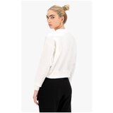 Champion Puloverji Collegiate Logo Blend Cropped Bela | Shoptok.si