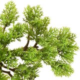 vidaXL Umetni bonsaj cipresa z loncem 60 cm zelene barve | Shoptok.si