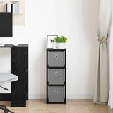  Strani šal s predalom Črna Orehovina 25,5 x 22 x 69,5 cm, (5000233788) | Shoptok.si
