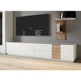 Hom`in TV-ELEMENT barve hrasta, svetlo siva | Shoptok.si