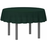  Tkanina za stol Kružni Tamnozelena Ø 160 cm Poliester | shoptok.hr