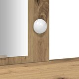  Toaletni stol Smeđa 102 x 33 x 135 cm Konstruirano drvo | shoptok.hr