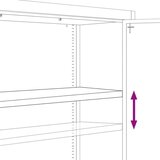 vidaXL Arhivska omara svetlo siva 90x40x240 cm jeklo | Shoptok.si