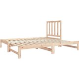  Dnevni ležaj na izvlačenje 2 x (90x190) cm od masivne borovine | shoptok.hr