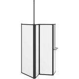 Tuš paravan Bijelo 120 x 70 x 137 cm Aluminij | shoptok.hr