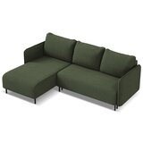 Makamii Zelena raztegljiva/s prostorom za shranjevanje kotna sedežna garnitura (levi kot) Luana – | Shoptok.si