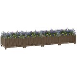 Furnova Visoka greda 160x40x23 cm polipropilen, (21921267) Cene