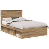  Krevetna konstrukcija Umjetnička hrastovina 120 x 190 cm | shoptok.hr