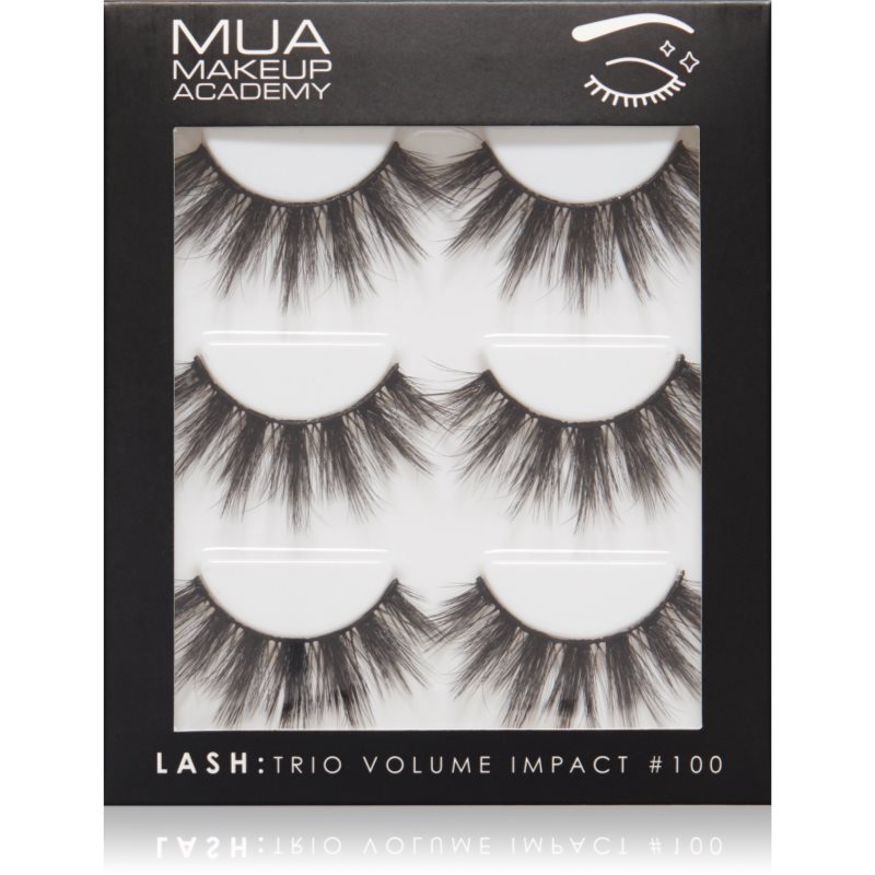 MUA Makeup Academy Lashes Volume Impact umetne trepalnice vrsta 3 par Cene