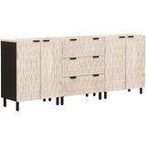  Kreveta 3 pcs Finš bijelog pranja 180 x 33 x 75 cm | shoptok.hr