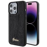 Guess SEQUIN SCRIP METAL CASE OVITEK ZA IPHONE 15 PRO MAX ČRNA, (21833868) | Shoptok.si