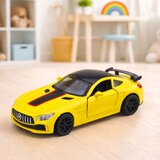 Sportski automobil Metalna vrata Otvaranje Svjetla Zvuči Žuto 1:32 | shoptok.hr