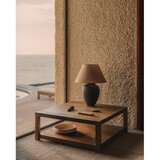 Kave Home Črna/bež namizna svetilka s tekstilnim senčilom (višina 60 cm) Mercadal – | Shoptok.si