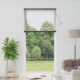 vidaXL Okenska roleta z zavesami Drugo Črna 100 x 220 cm Aluminij | Shoptok.si