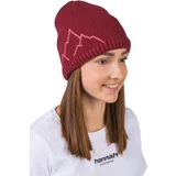 HANNAH Winter knitted hat made of merino wool BRITA garnet