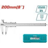Total metalni šubler, kutija, 200mm TMT312001