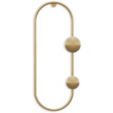 Kalune Design Kovinski stenski obešalnik v zlati barvi Dama – | Shoptok.si