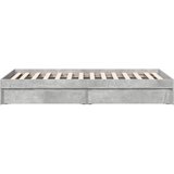  Okvir kreveta s pohranom s ladicama Betonska siva 80 x 200 cm | shoptok.hr