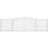  Lučne gabionske košare 3 kom 400x30x100/120cm pocinčano željezo | shoptok.hr